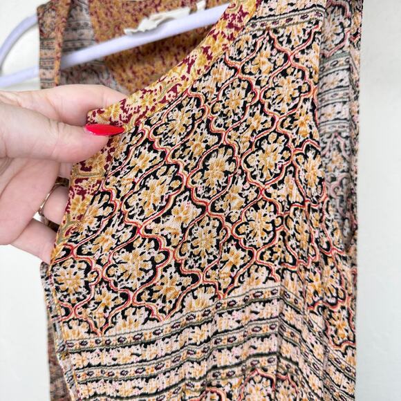 Anthropologie Lilka Dani Sleeveless Floral Tie Waist Straight Leg Jumpsuit Small - Picture 6 of 16